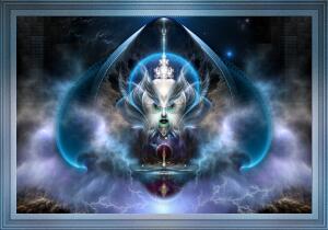 Thera Of Titan The Serenity Of Time Fractal Fantasy Art